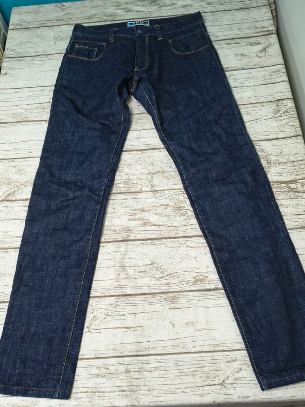PMJ Promo Jeans City Raw Selvedge Motorcycle Jeans Mens 36 Armored Twaron
